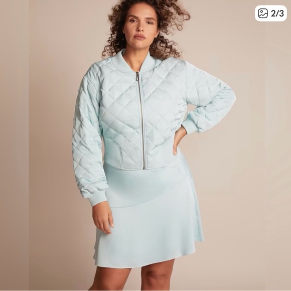 11 Honore Mint Blue Circle Skirt - Picture 5 of 7